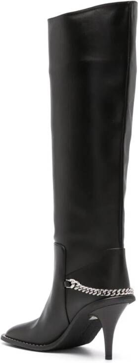 Stella McCartney Ryder 110mm faux-leather knee-high boots Black