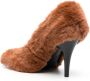 Stella McCartney Ryder 95mm faux-fur pumps Brown - Thumbnail 3