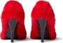 Stella McCartney Ryder 95mm faux-fur pumps Red - Thumbnail 3