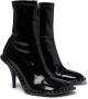 Stella McCartney Ryder lacquered ankle boots Black - Thumbnail 2