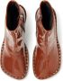 Stella McCartney Ryder lacquered ankle boots Brown - Thumbnail 4