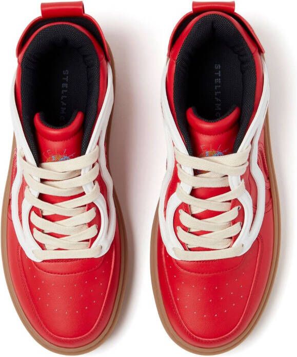 Stella McCartney S-Wave 1 low-top sneakers Red