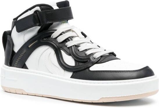 Stella McCartney S-Wave 2 high-top lace-up sneakers White