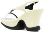 Stella McCartney Shroom slingback wedge 110mm sandals Yellow - Thumbnail 3