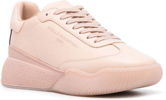 Stella McCartney side logo-print detail low-top sneakers Pink