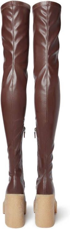 Stella McCartney Skyla above-knee boots Brown