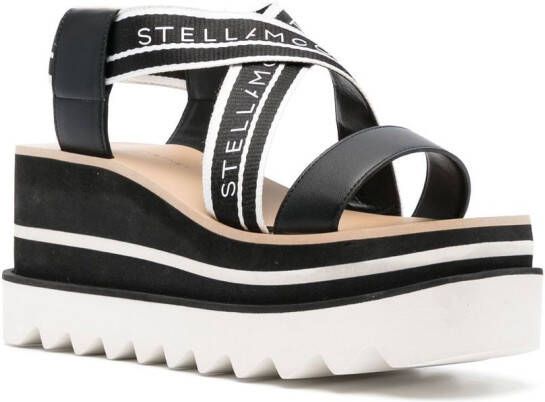 Stella McCartney Sneak-Elyse 80mm platform sandals Black