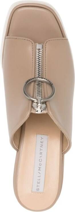 Stella McCartney Sneak-Elyse 80mm wedge sandals Neutrals