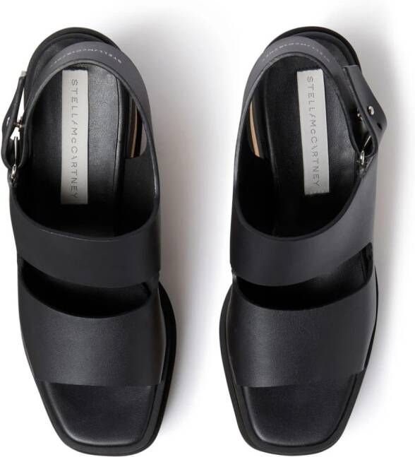 Stella McCartney Sneak-Elyse wedge sandals Black