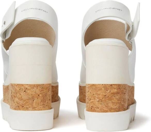 Stella McCartney Sneak-Elyse wedge sandals White