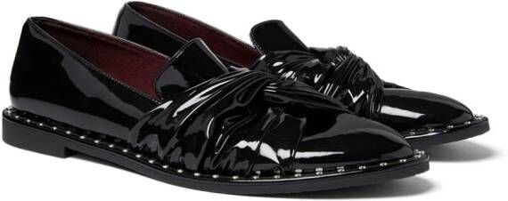 Stella McCartney studded faux-leather loafers Black