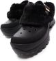 Stella McCartney Trace faux-fur trimmed mules Black - Thumbnail 2