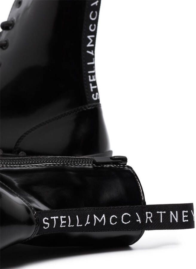 Stella McCartney Trace lace-up ankle boots Black