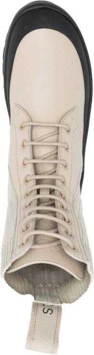 Stella McCartney Trace lace-up ankle boots Neutrals