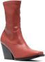 Stella McCartney Western ankle boots Red - Thumbnail 2