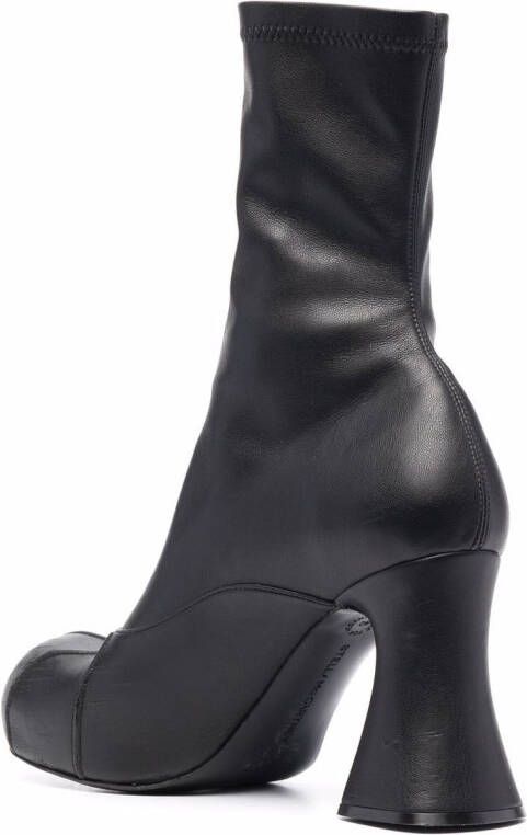 Stella McCartney zipped ankle boots Black