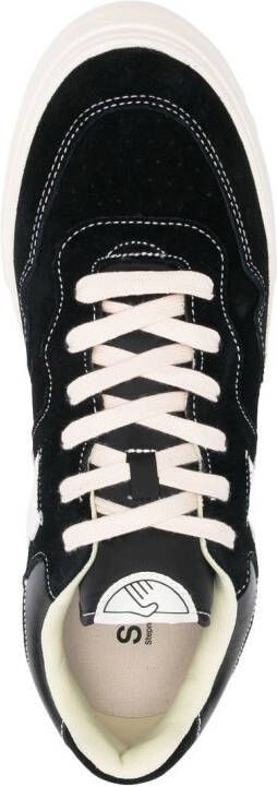 Stepney Workers Club low-top lace-up sneakers Black