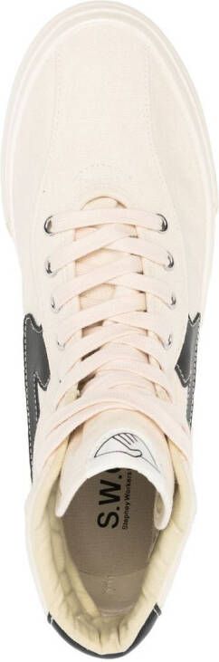 Stepney Workers Club Varden S-Strike hi-top sneakers Neutrals