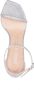 Stuart Weitzman 105mm Nudistcurve open-toe sandals Silver - Thumbnail 4