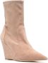 Stuart Weitzman 160mm concealed-wedge ankle boots Neutrals - Thumbnail 2