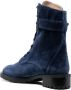 Stuart Weitzman 30mm embellished-buckle suede boots Blue - Thumbnail 3