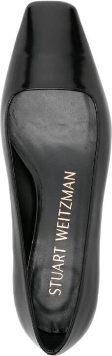 Stuart Weitzman 30mm leather pumps Black