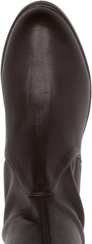 Stuart Weitzman 30mm tie-fastening thigh-high boots Brown