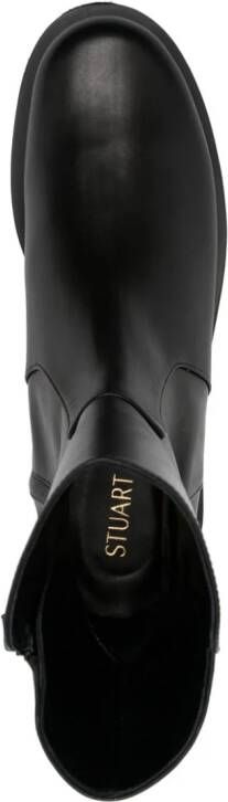 Stuart Weitzman 35mm ankle-length leather boots Black