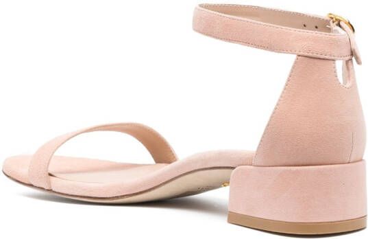 Stuart Weitzman 35mm open-toe sandals Pink