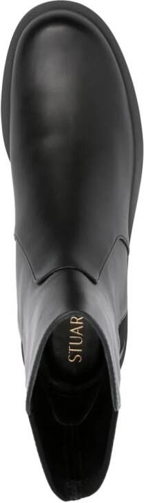 Stuart Weitzman 5050 Bold 30mm leather ankle boots Black