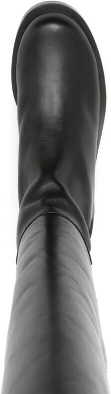 Stuart Weitzman 5050 Bold 40mm leather boot Black