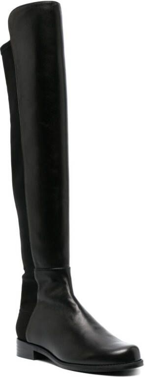Stuart Weitzman 5050 leather boots Black