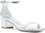 Stuart Weitzman 50mm metallic open-toe sandals - Thumbnail 2