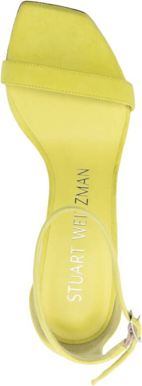 Stuart Weitzman 80mm open-toe sandals Green