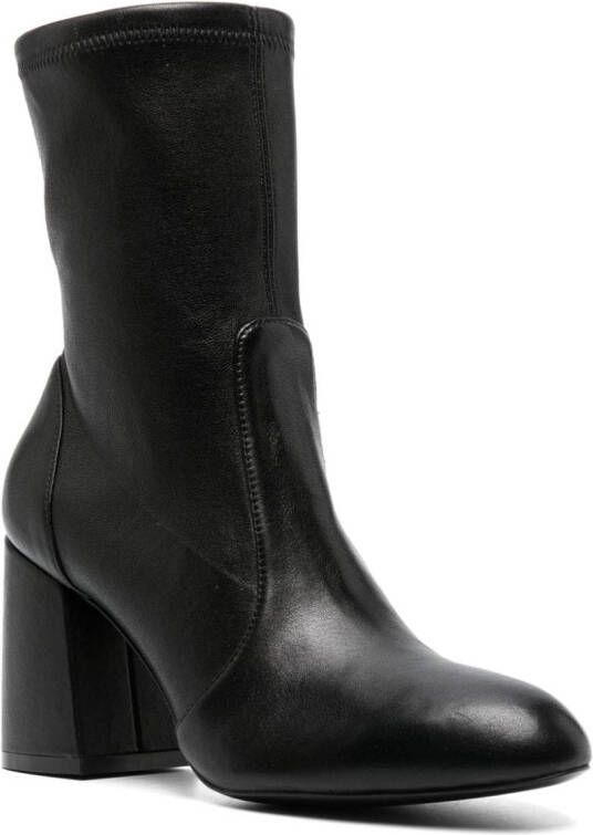 Stuart Weitzman 85mm block-heel ankle boots Black