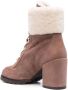 Stuart Weitzman 90mm ankle lace-up fastening boots Brown - Thumbnail 3