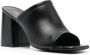 Stuart Weitzman 90mm block-heel leather mules Black - Thumbnail 2