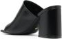 Stuart Weitzman 90mm block-heel leather mules Black - Thumbnail 3
