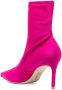 Stuart Weitzman 90mm sock-style boots Pink - Thumbnail 3