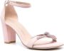 Stuart Weitzman 90mm suede heeled sandals Pink - Thumbnail 2