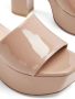 Stuart Weitzman 95mm open-toe leather mules Neutrals - Thumbnail 5