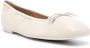 Stuart Weitzman Bardot 10mm bow-detail ballerina shoes Neutrals - Thumbnail 2