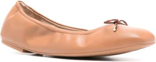 Stuart Weitzman Bardot ballerina shoes Brown