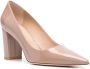 Stuart Weitzman Block 85mm leather pumps Neutrals - Thumbnail 2