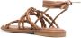 Stuart Weitzman braided strap sandals Brown - Thumbnail 3