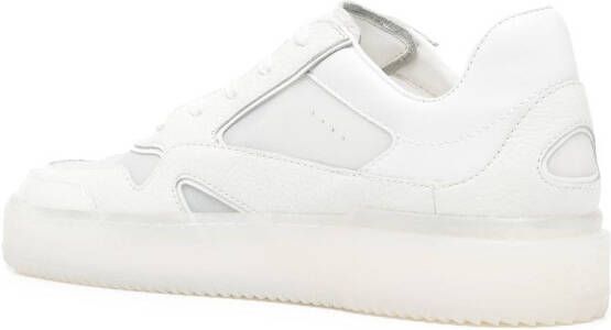 Stuart Weitzman Brooklyn leather sneakers White