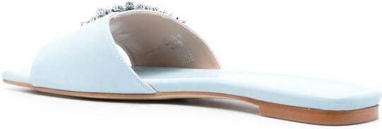 Stuart Weitzman buckle-detail open-toe sandals Blue
