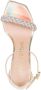 Stuart Weitzman crystal-embellished iridescent sandals Gold - Thumbnail 4