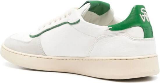 Stuart Weitzman Derby leather sneakers White