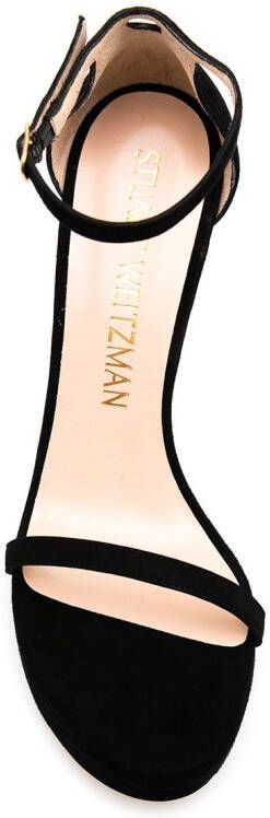 Stuart Weitzman Disco stiletto heel sandals Black